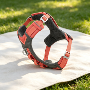 Lightweight Cushioned Outdoor Dog Carrier, Breathable Mesh Anti-impact Leash for Small and Medium-Sized Dogs