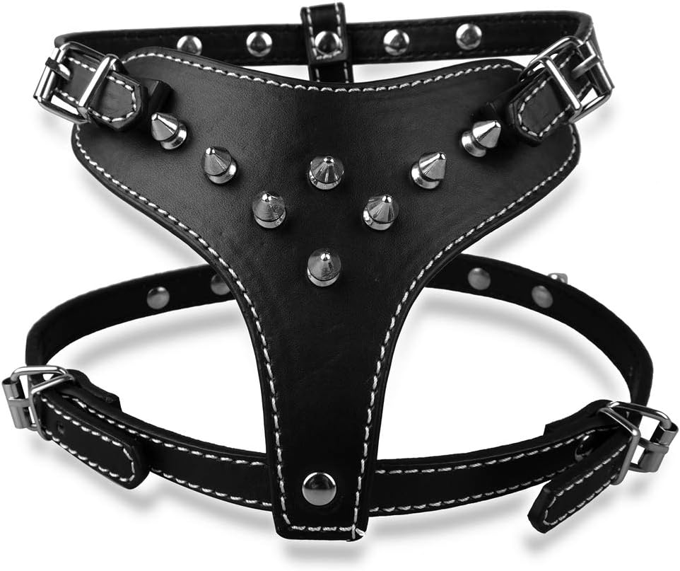 Studded PU Leather Pet Carrier (Small Dog Size)